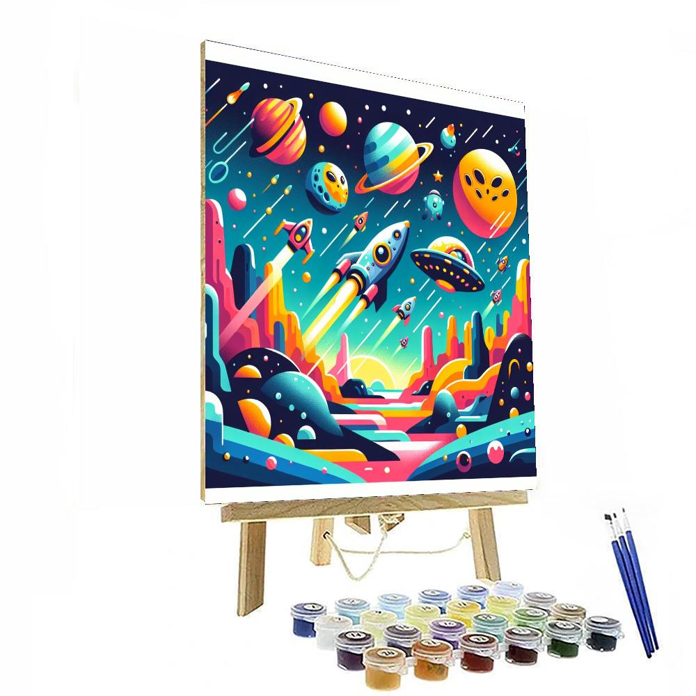 Galaxy Quest Exploration Paint By Number