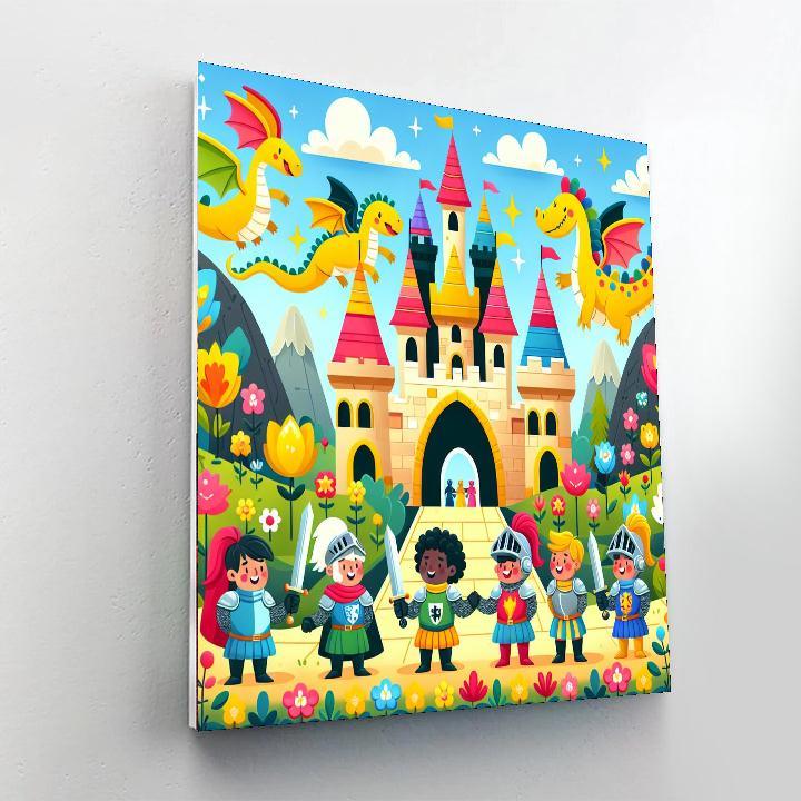 Fun Fairytale Adventure Number Painting