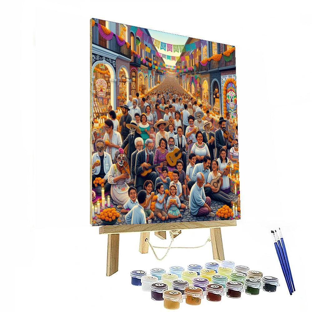 Dia De Los Muertos Festival Paint By Number