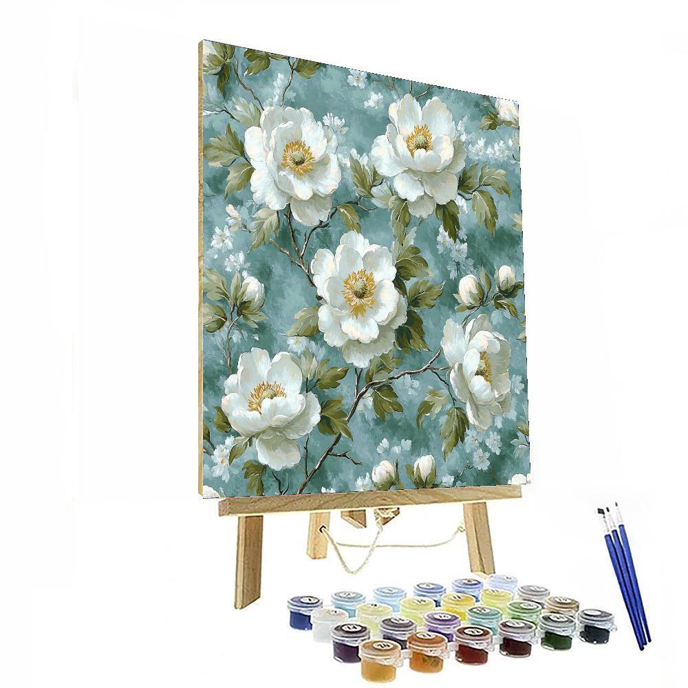 Pierre Joseph Redouté Inspired Timeless Elegance Of Nature  Painting Number Kit