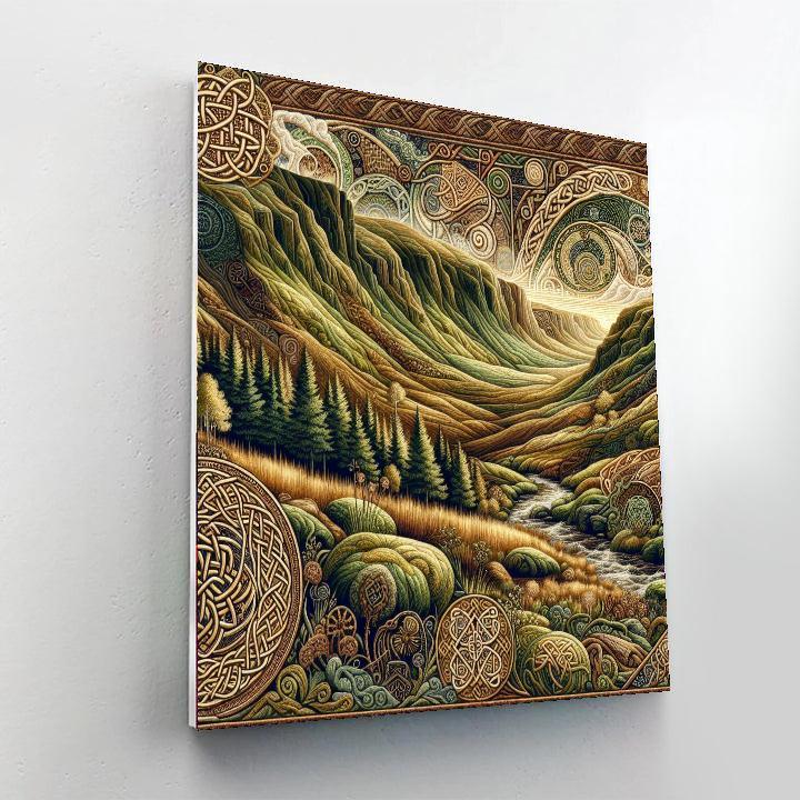 Celtic Legend Reflections Painting Number Kit