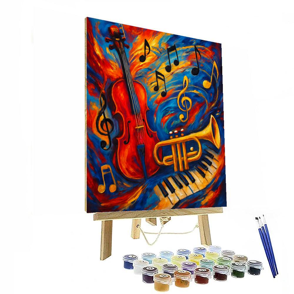 Music In Motion Number Painting