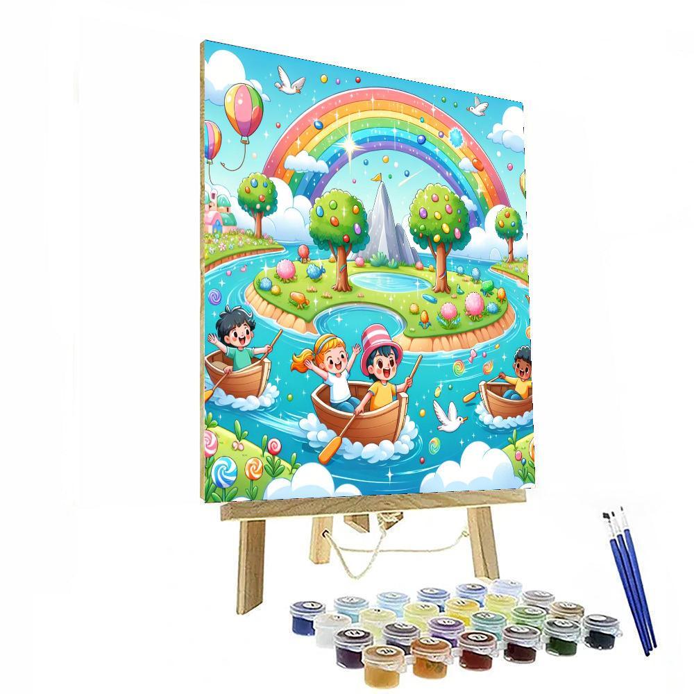 Adventures On Rainbow Island Paint By Color