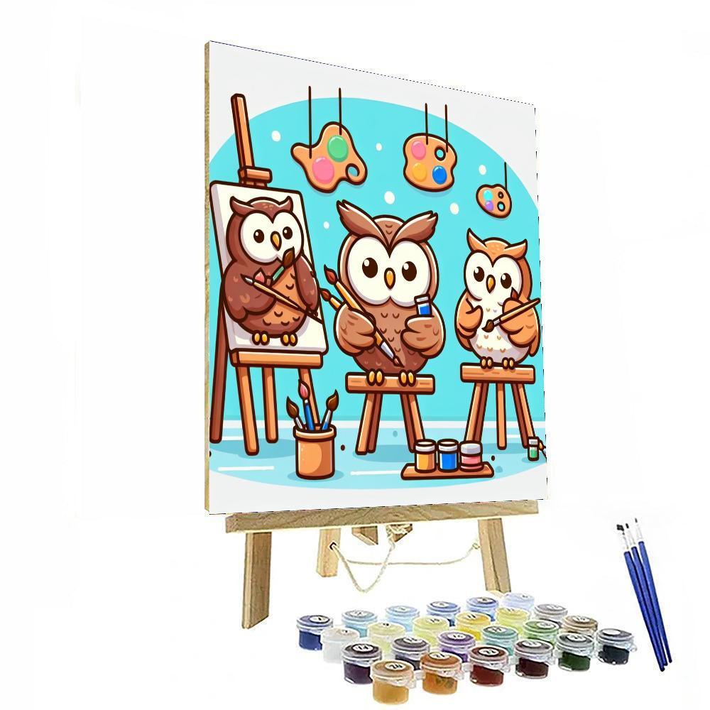 Artful Owls Paint By Numbers Art