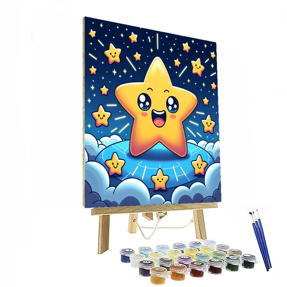 Sassy Star Paint By Numbers Art