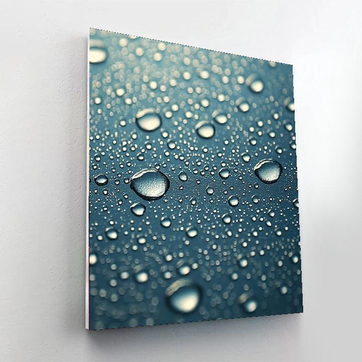 Leonardo Da Vinci Inspired Glistening Raindrops  Paint By Numbers