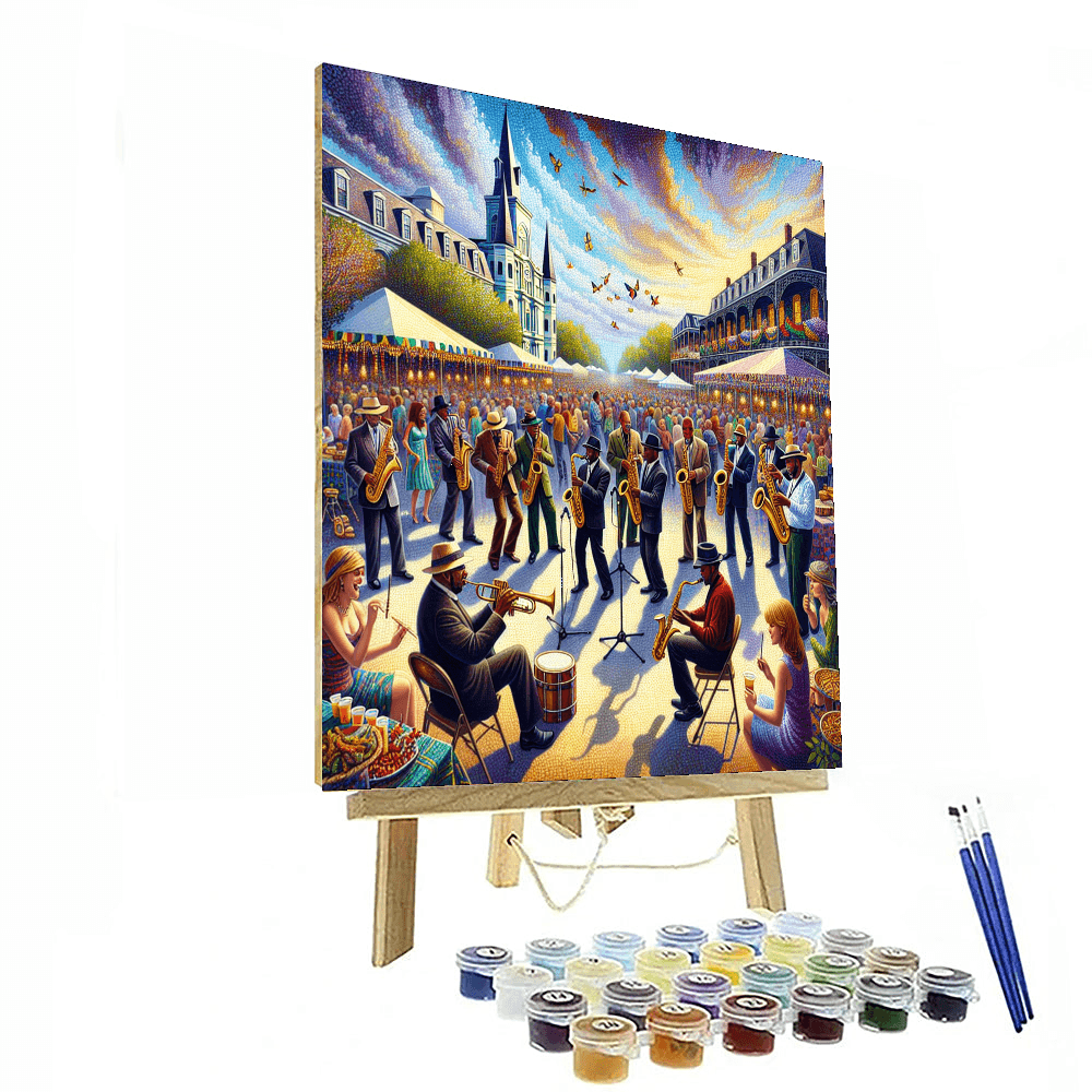 Jazz And Heritage Festival - New Orleans, Usa Numbered Painting Kits