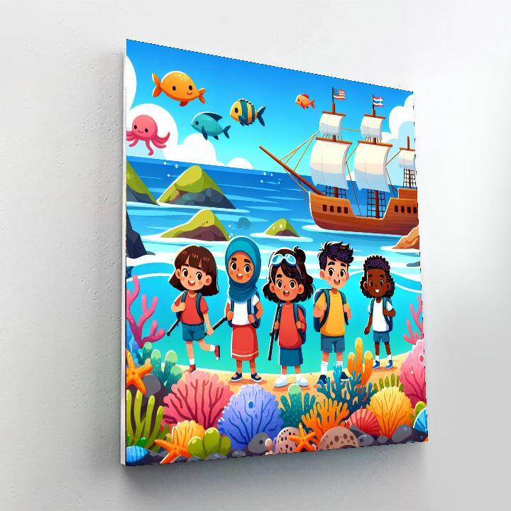 Oceanic Explorer Voyage Painting Number Kit