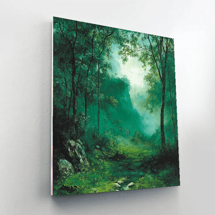 Sir John Everett Millais Inspired Emerald Dreams  Paint By Numbers Kits