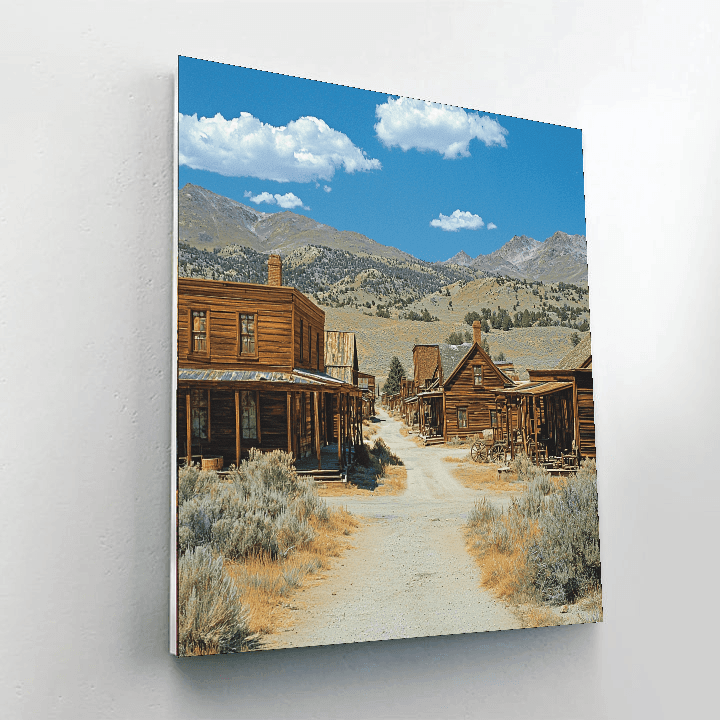 Bodie State Historic Park DIY Paint By Numbers