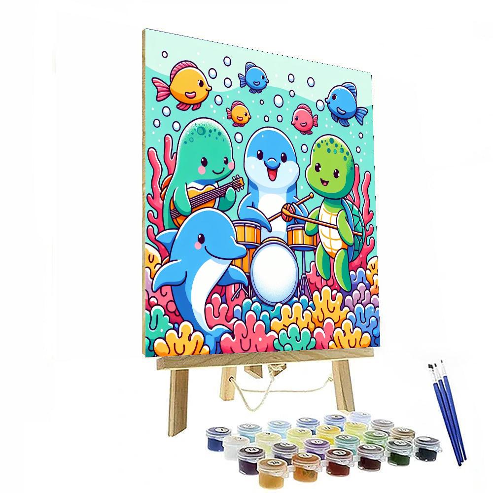 Marine Life Symphony DIY Paint By Numbers