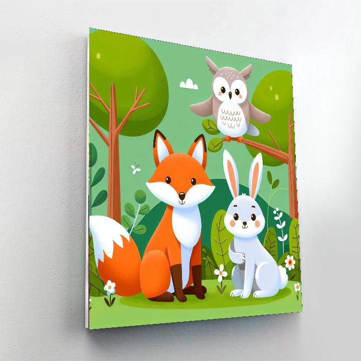 Adventures With Forest Friends Paint By Number