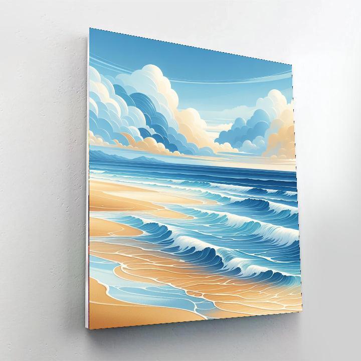 Dreamy Coastal Escape Paint By Color