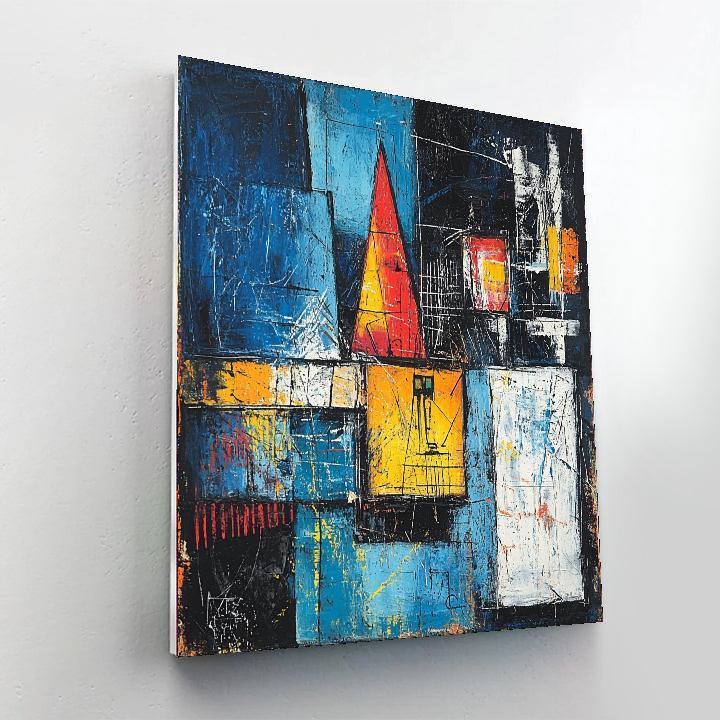 Jean-Michel Basquiat Inspired Fragments Of Truth  Painting By Numbers Kit