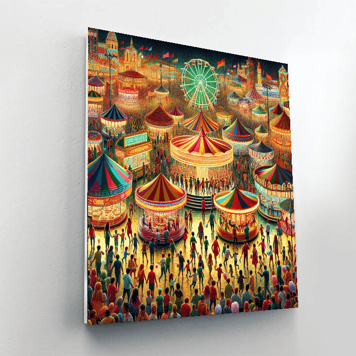 Kaleidoscope Carnival Painting By Numbers Kit
