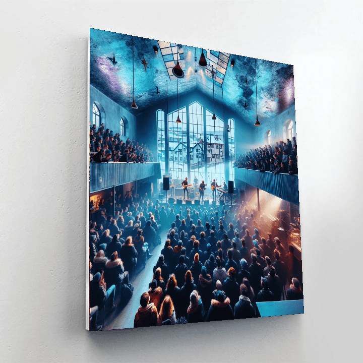 Iceland Airwaves Festival - Iceland Paint By Numbers Art