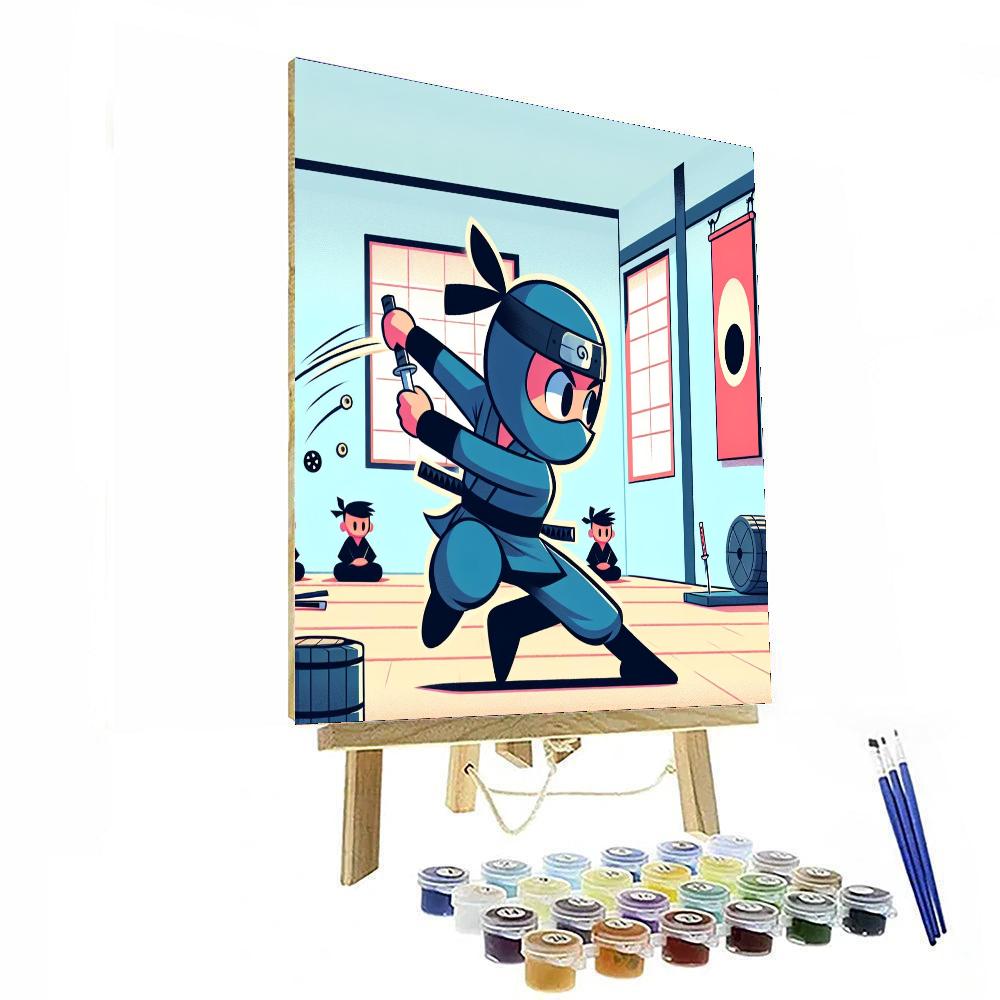 Ninja Training Academy Number Painting