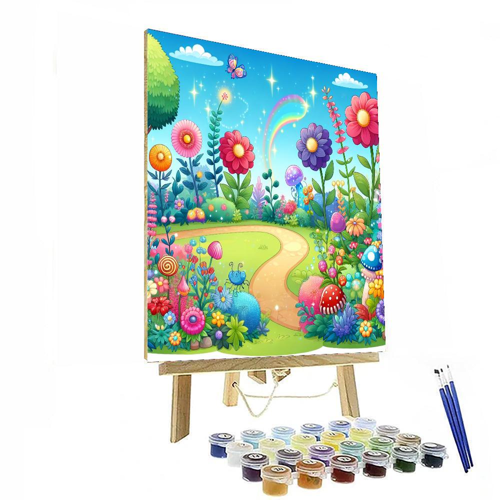 Secret Garden Of Wonders Number Painting