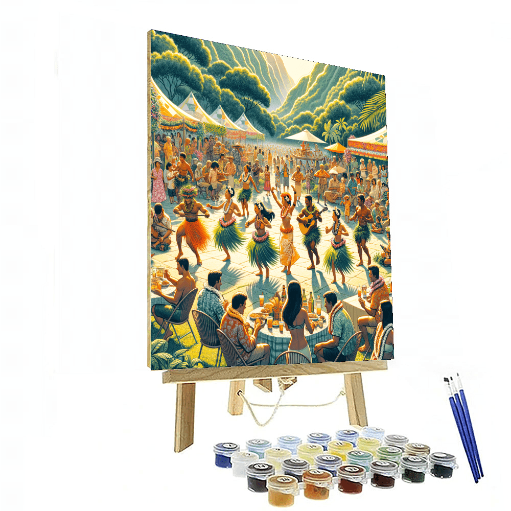 Pahoa Lava Festival DIY Paint By Numbers