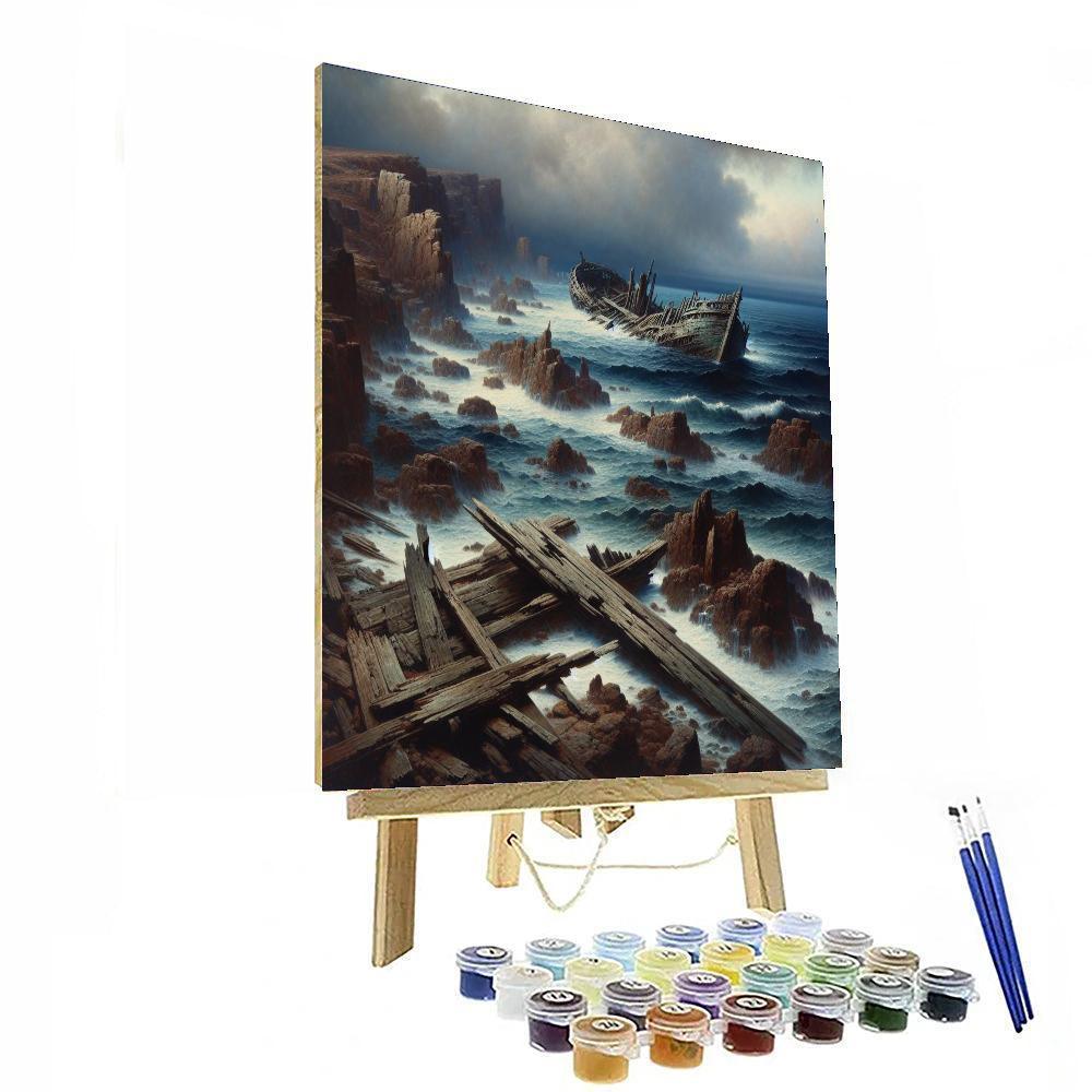 Tales Of Old Shipwrecks Paint By Number