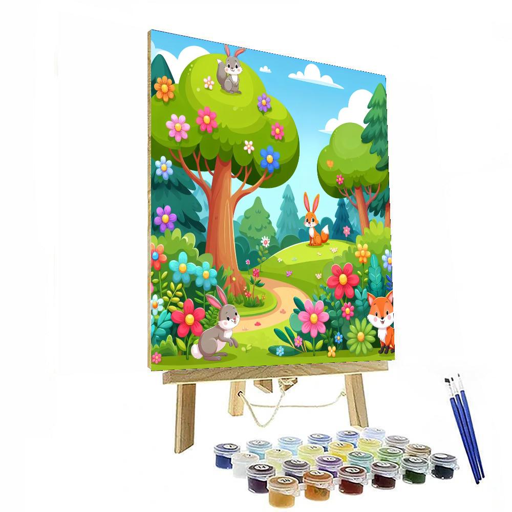 Exploring The Forest Of Dreams Number Painting