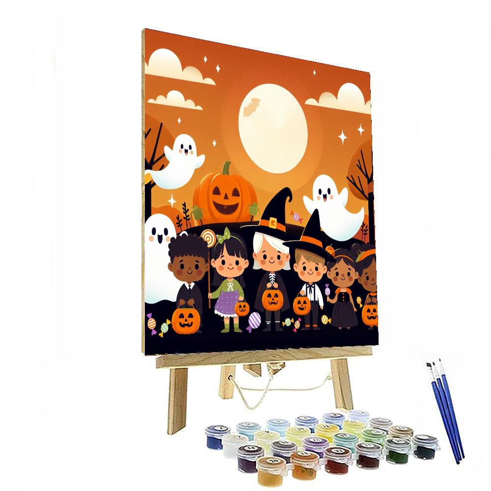 Happy Halloween Adventure Painting By Numbers Kit