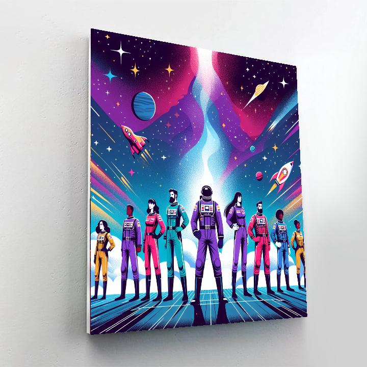 Space Hero's Quest Numbered Painting Kits