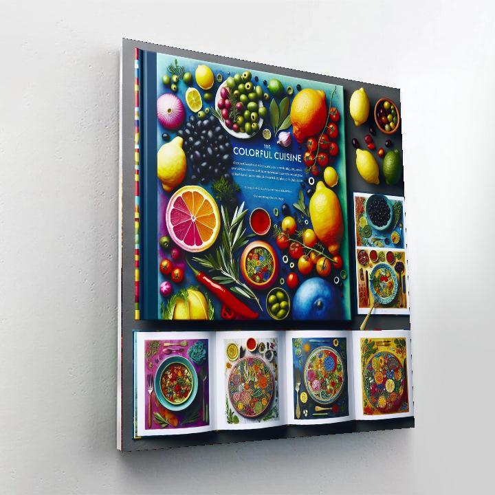 Mediterranean Feast Cookbook Paint By Number
