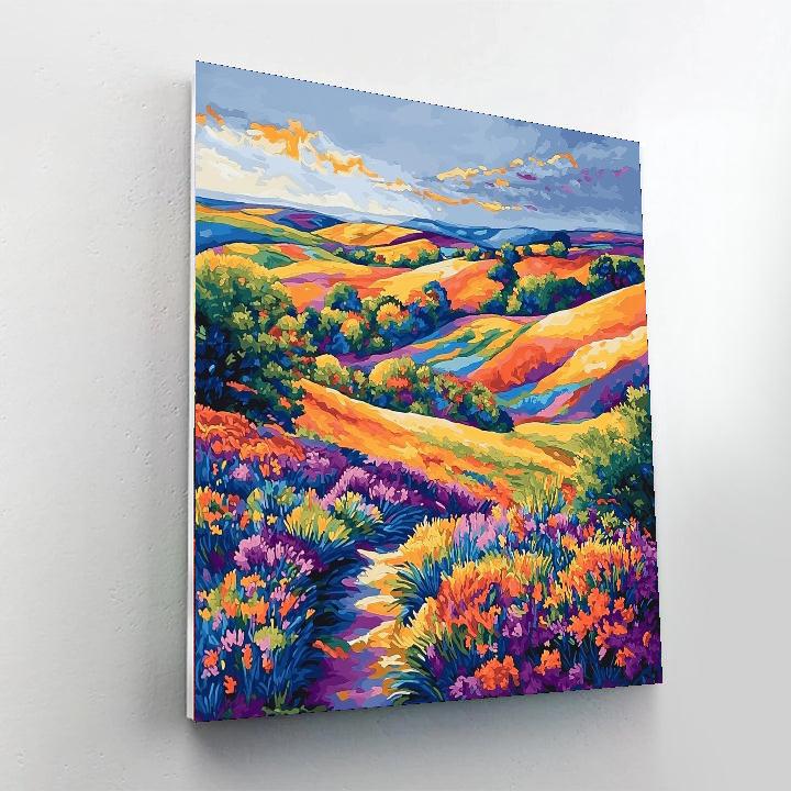 Paul Cézanne Inspired Enchanted Patterns  Paint By Numbers Kits