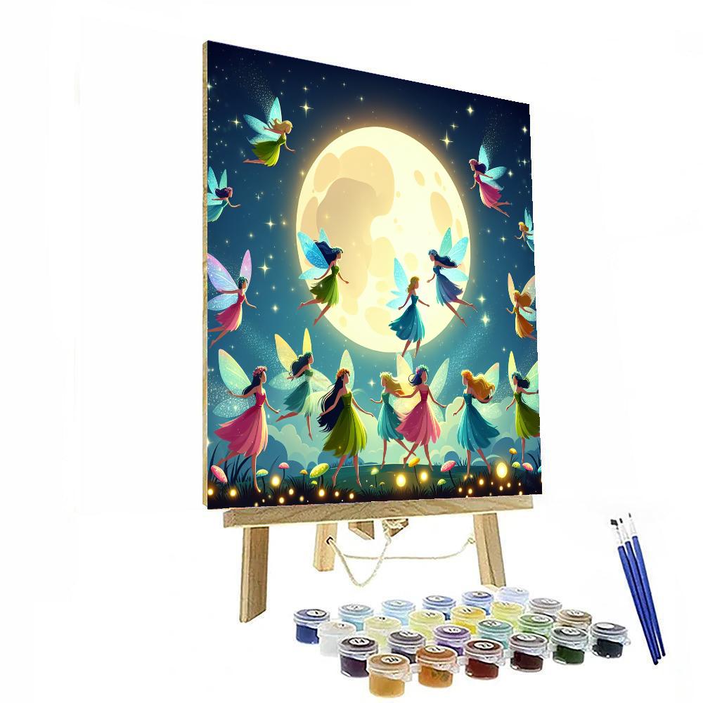Moonlit Fairy Flight Painting Number Kit