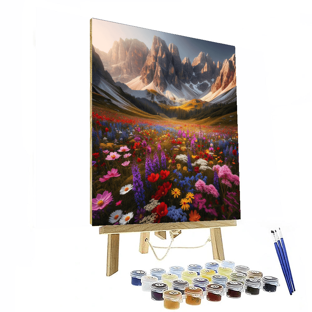 Mountain Meadow Magic Painting By Numbers Kit