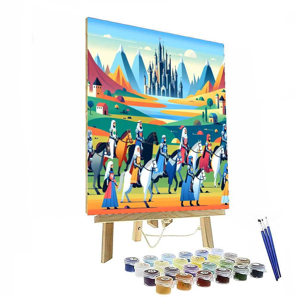 Knights Of The Realm Adventure DIY Paint By Numbers