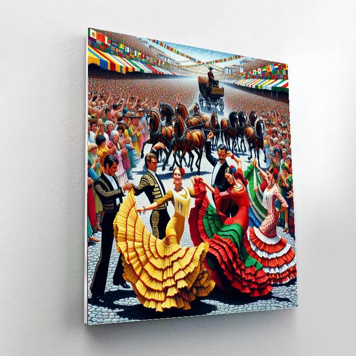 Feria De Málaga - Málaga Paint By Numbers Kits