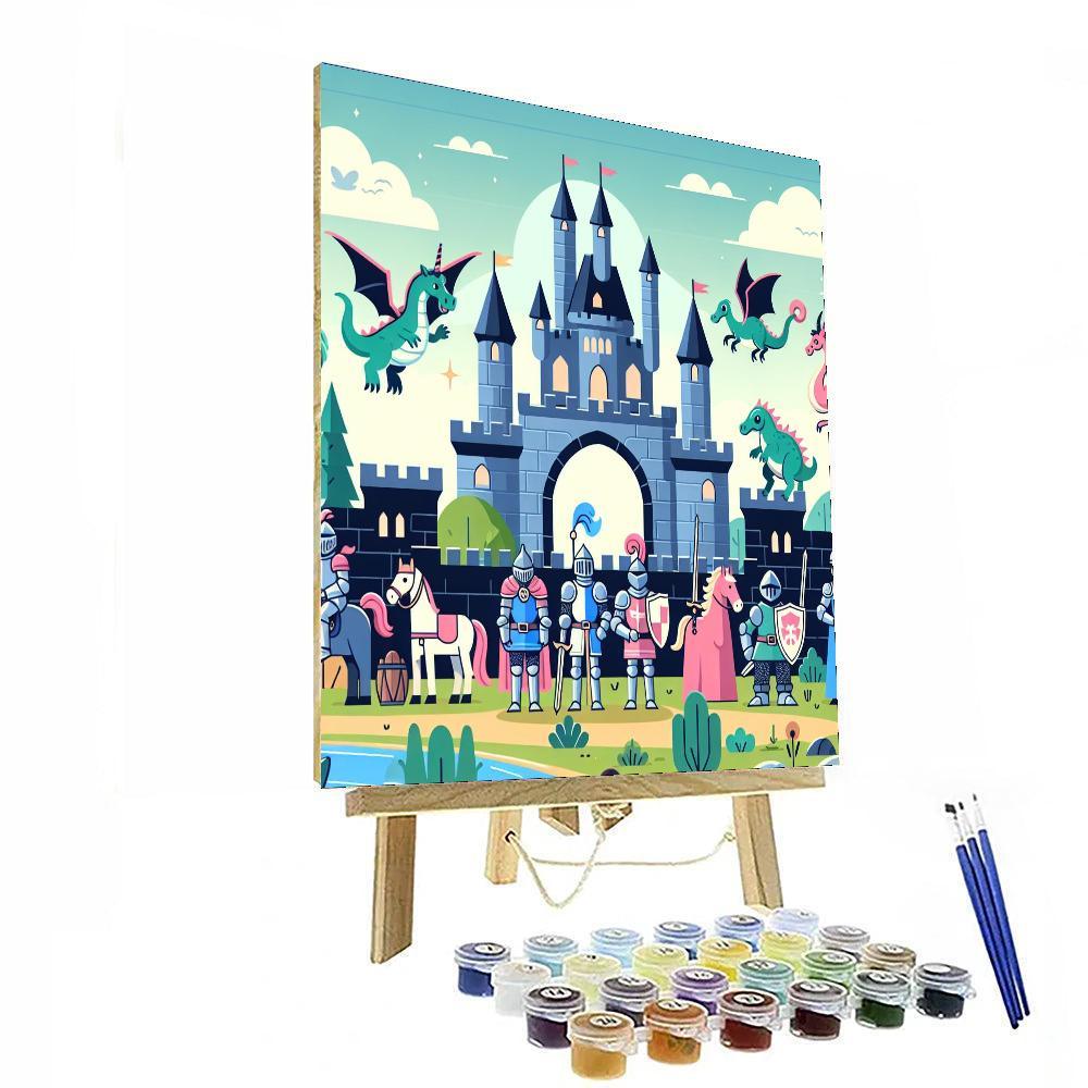 Medieval Enchantment Painting Number Kit