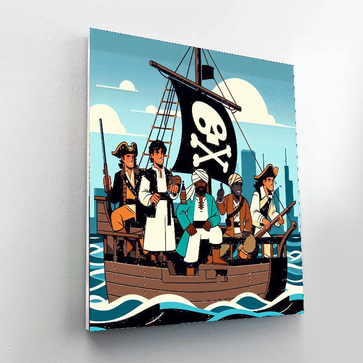 Pirate Crew Numbered Painting Kits