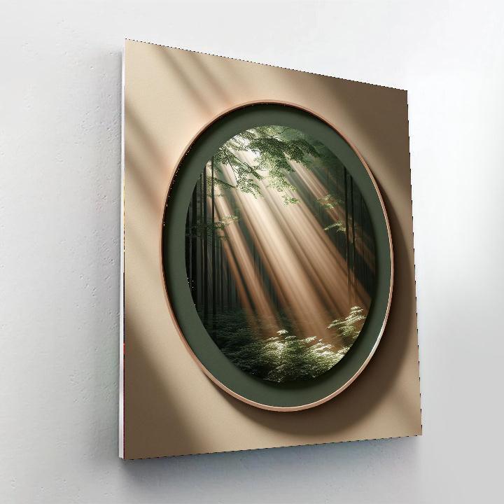 Forest Canopy Lamp Paint By Number