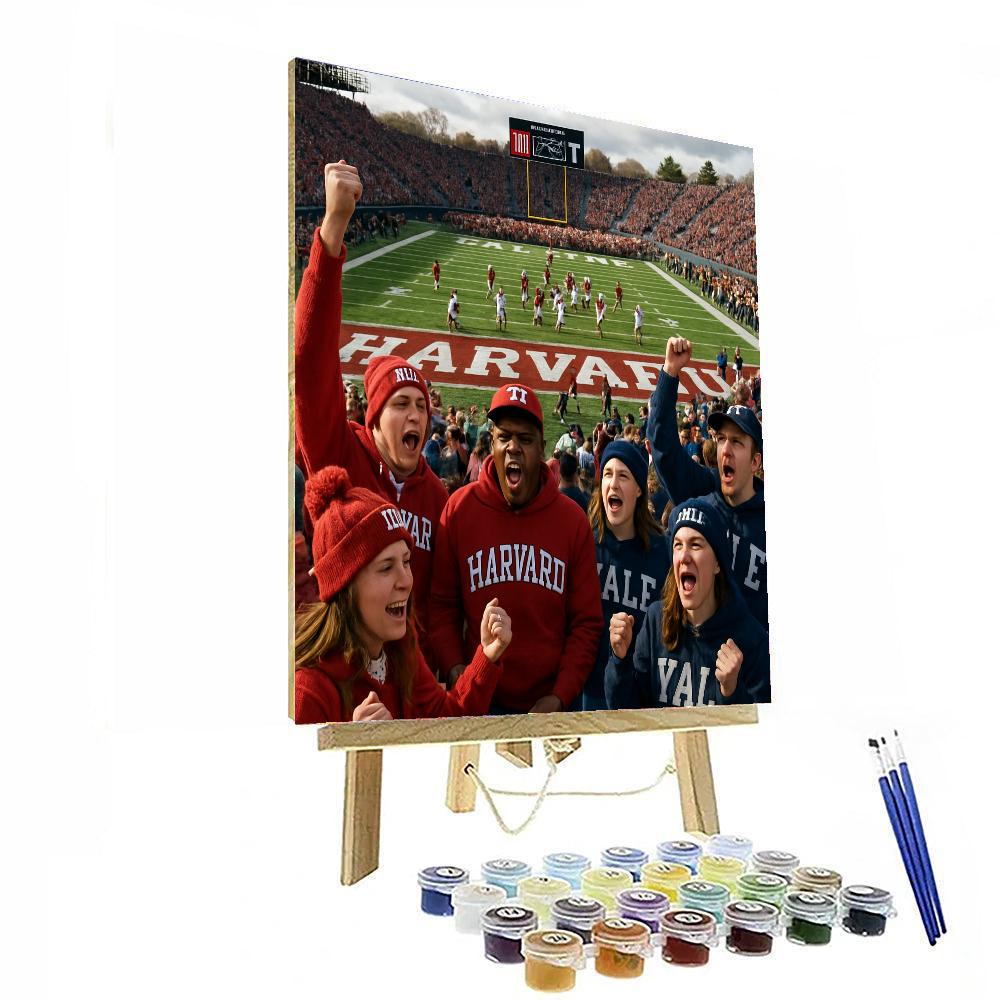 Harvard-yale Game - Usa DIY Paint By Numbers