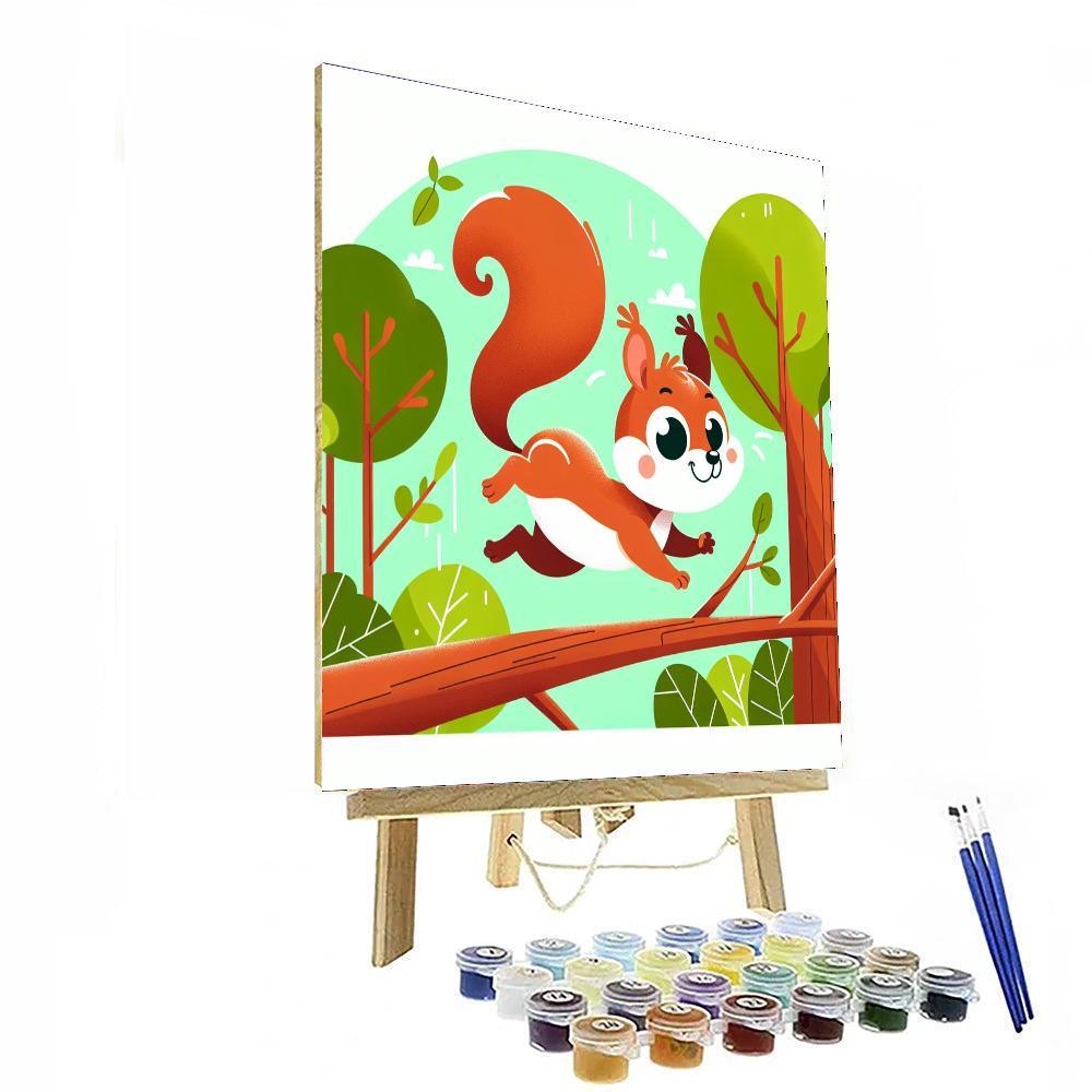 Spry Squirrel Paint By Color
