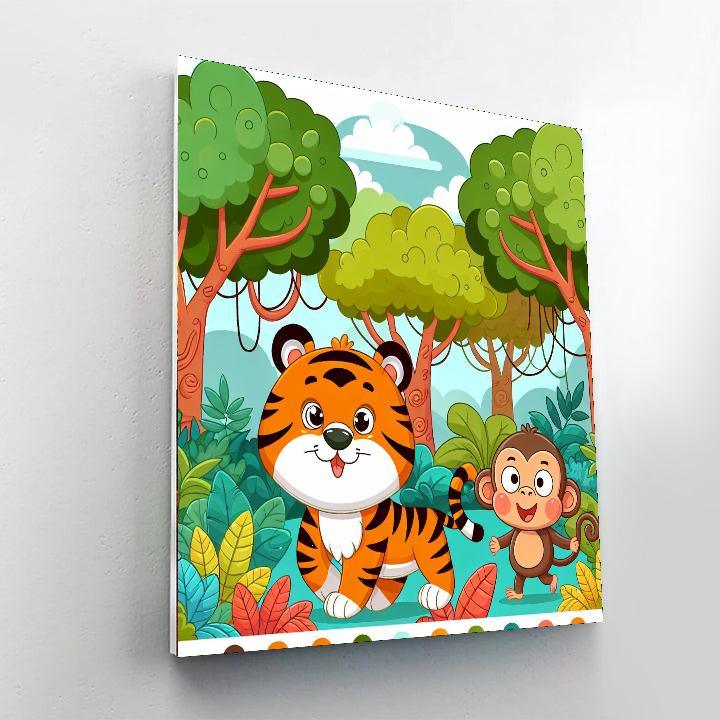 Jungle Exploration Expedition DIY Paint By Numbers