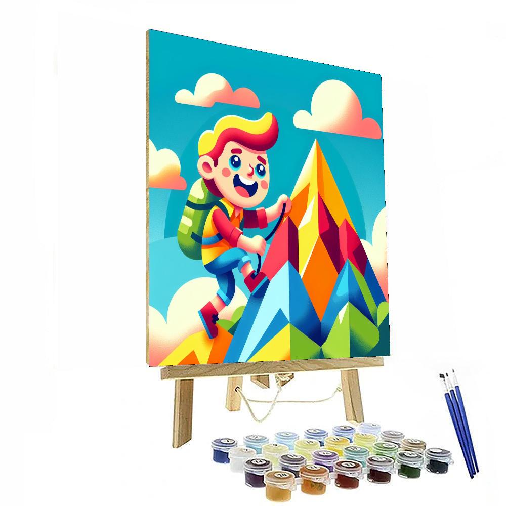 Giggling Mountain Climber Numbered Painting Kits
