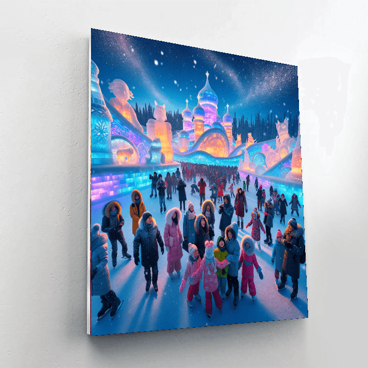 Snow And Ice Sculpture Festival Paint By Numbers Kits