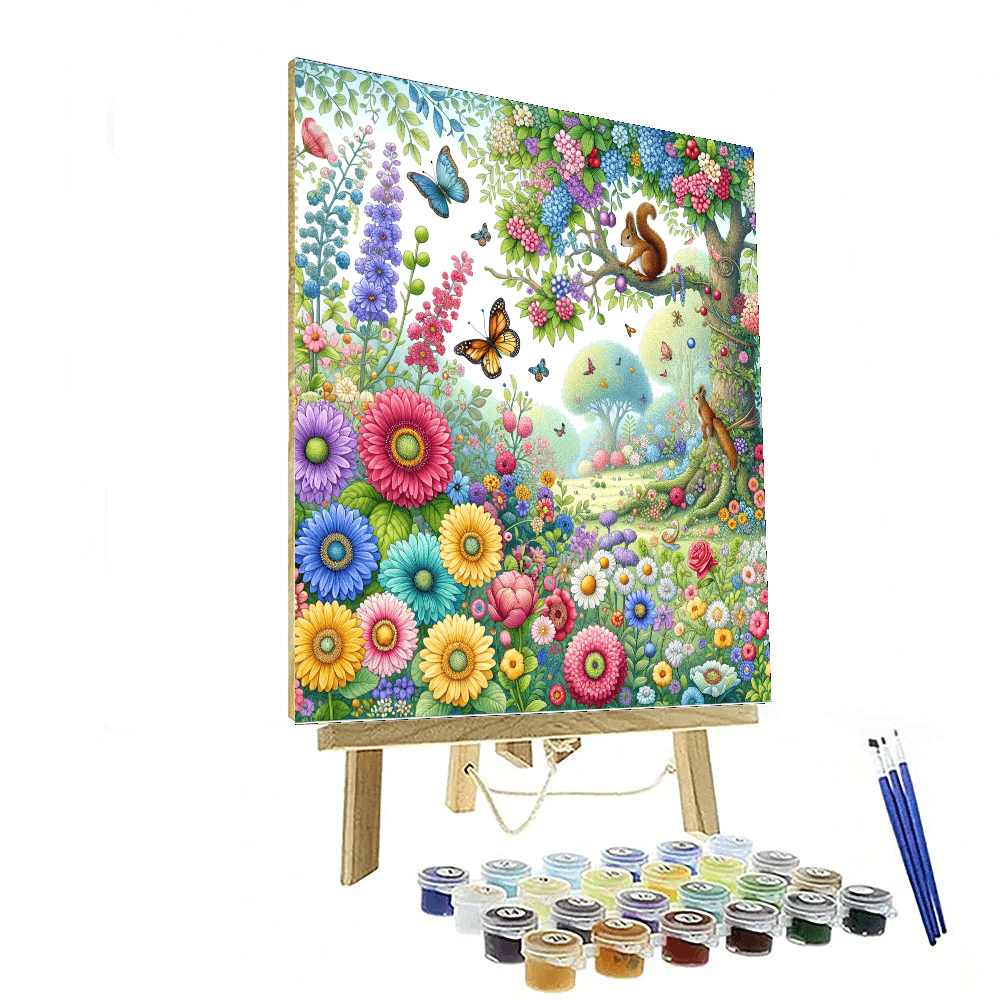 Whimsical Enchanted Garden - DIY Painting By Numbers Kit – Artistry Rack