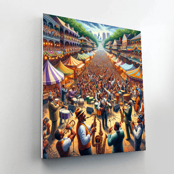 Jazz Fest - Usa Paint By Numbers Kits