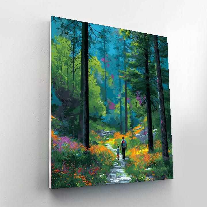 Embracing Nature Number Painting