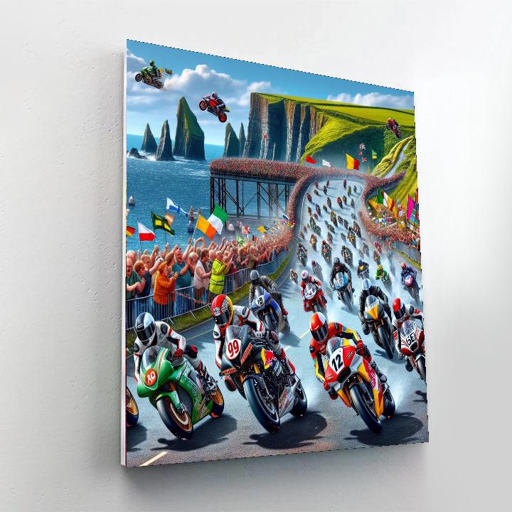 North West 200 DIY Paint By Numbers