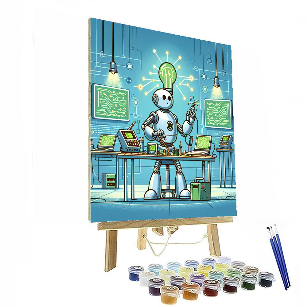 Robot Discovery Workshop Numbered Painting Kits