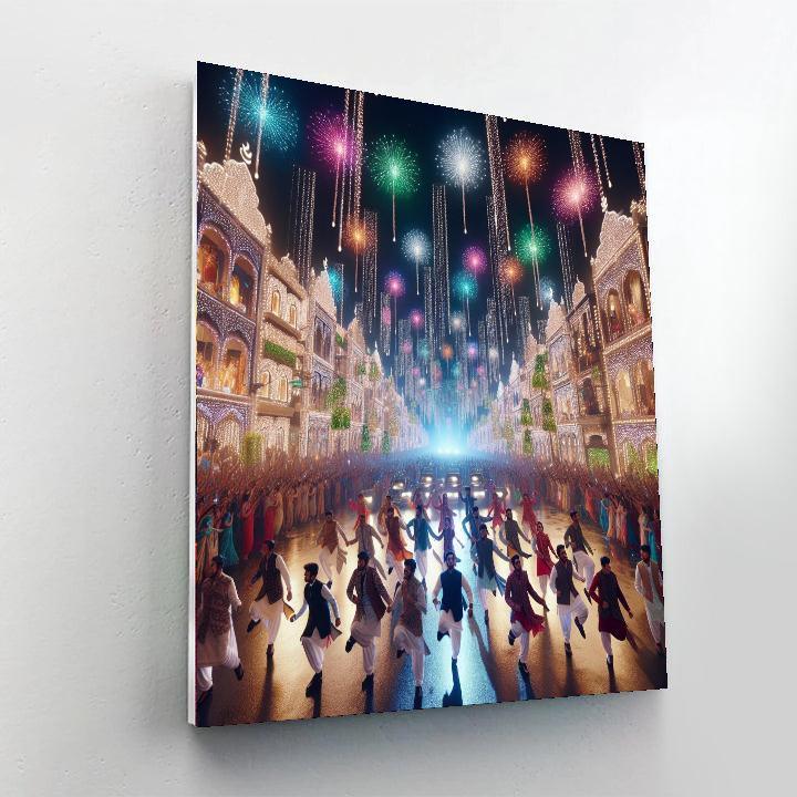 Diwali Fireworks Festival - United Kingdom Paint By Numbers Kits