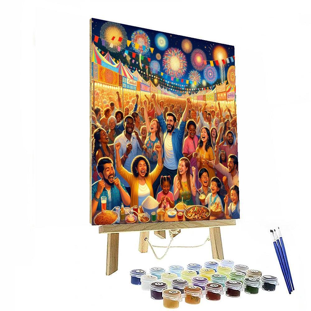Euphoric Festival Atmosphere DIY Paint By Numbers