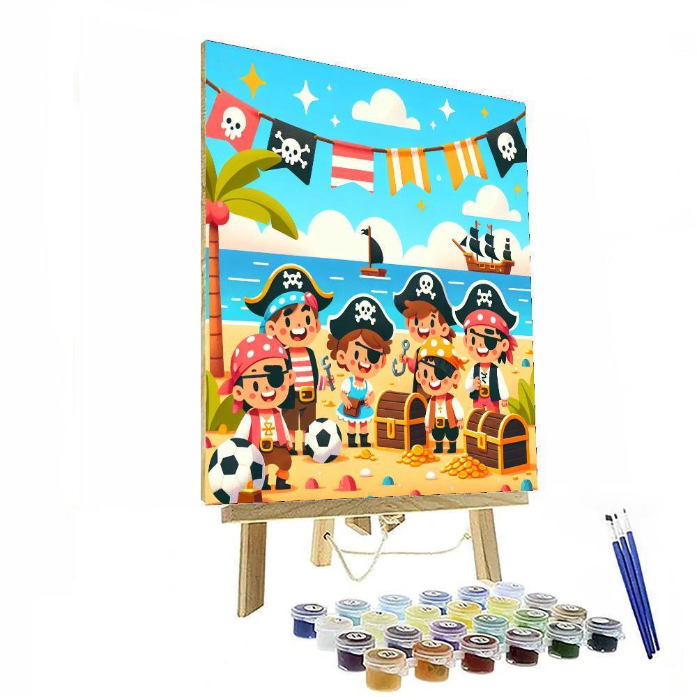 Pirate Cove Party Paint By Numbers Kits