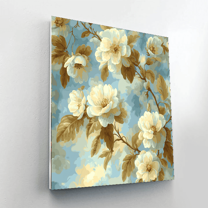 Pierre-Joseph Redouté Inspired Blossoms At Dawn  Paint By Color
